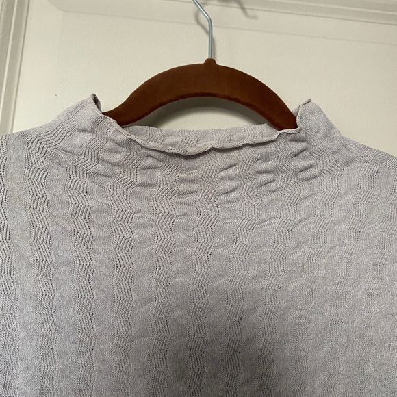 Keepsake grey fitted Longsleeve high neck dress - Picture 4 of 6